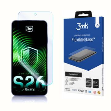 3MK 3MK FLEKSIBLEGLASS ZA ZAŠČITO ZASLONA SAMSUNG GALAXY S26 Z VISOKO ODPORNOSTJO