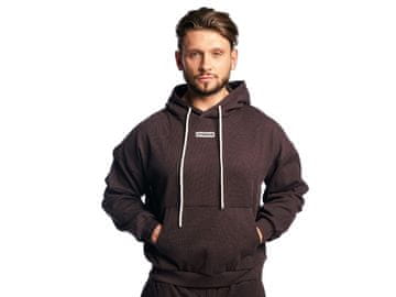 GymBeam Moški pulover Aura rjav