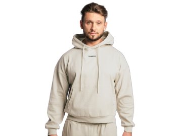 GymBeam Moški ohlapen kapucar Aura siv