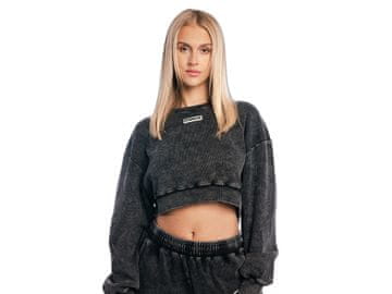 GymBeam Ženski kratek pulover oversized kroja Aura Washed