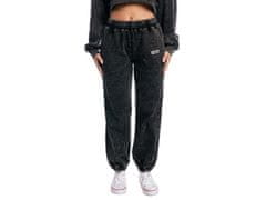 GymBeam Ženske jogger hlače Aura Washed črne