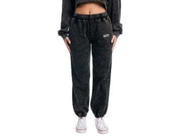 GymBeam Ženske jogger hlače Aura Washed črne