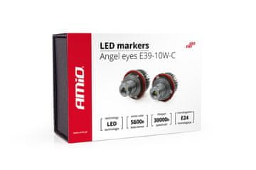 slomart AMiO 10w-c LED marker obroči za BMW E39, E53, E60, E63, E65, E87