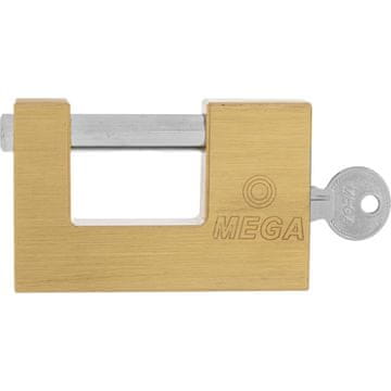 slomart Mega Mosižna ključavnica s pipo, 65 mm, odprtina 20 mm, zatič 10 mm