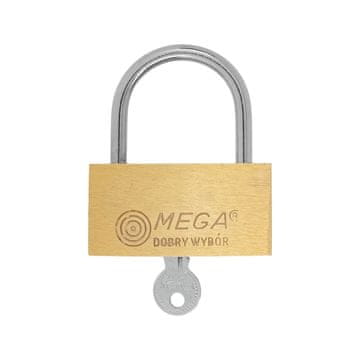 slomart Mega Mosižna ključavnica 40 mm, s 3 ključi