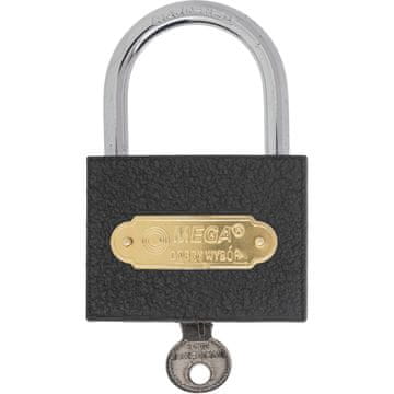 slomart Mega Litoželezna ključavnica, ojačana, kaljena, 63 mm