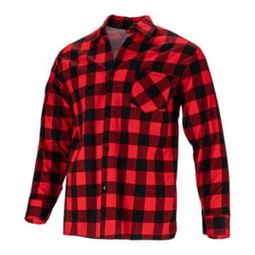 slomart Lahti Pro karirasta flanela srajca 'red', 170g/m2, L