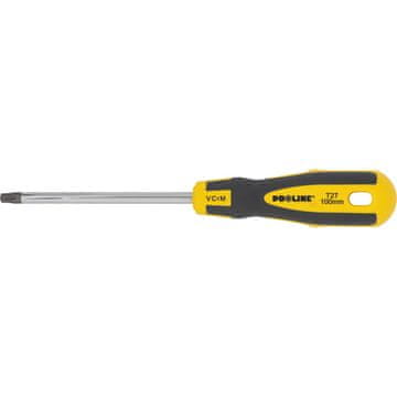 slomart Proline profesionalni T-izvijač Torx T27 z luknjo x 100mm 'Soft Touch'