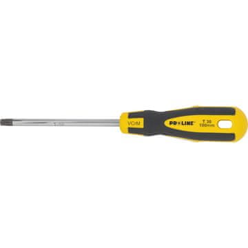 slomart Proline profesionalni T-izvijač Torx T30 z luknjo x 100mm 'Soft Touch'