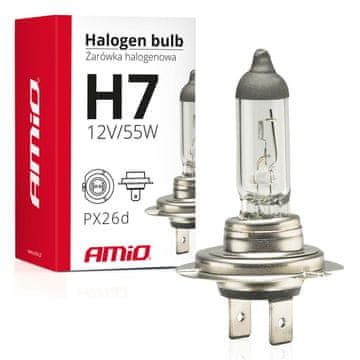 slomart Avtomobilska halogen žarnica AMiO H7 12V 55W UV filter (E8)