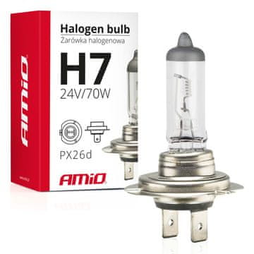 slomart AMiO H7 24V 70W avtomobilska halogenska žarnica z UV filtrom (E8)