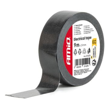 slomart AMiO Izolacijski trak PVC, črn, 19 mm x 9 m