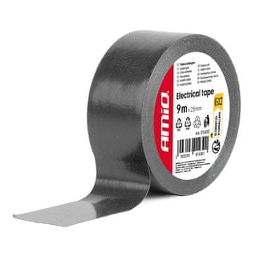 slomart AMiO Izolacijski trak PVC, črn, 25 mm x 9 m