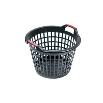 slomart Luknjičast koš za odpadke Eco 25 l, črn