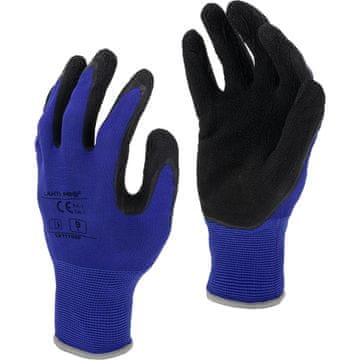 slomart Lahti Pro lateks rokavice L211711P, črno-granatne, vel. 11