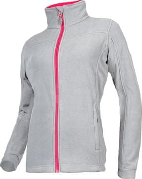 slomart Lahti Pro damska flis jakna, sivo-roza, vel. S