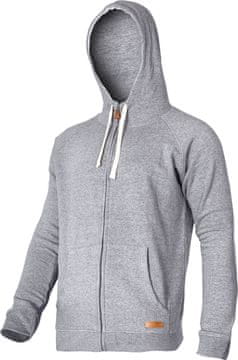 slomart Lahti Pro bluza z zadrgo in kapuco, siva, L