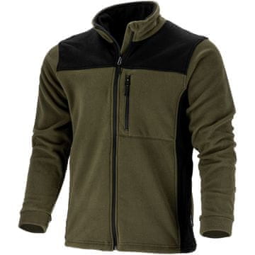 slomart Delovna flis jakna Lahti Pro, khaki-črna, XL