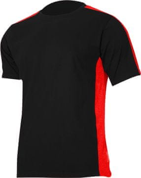 slomart Delovna majica Lahti Pro, črno-rdeča, 2XL