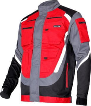 slomart Lahti Pro BLUZA CZA-SZA-CZER delovna jakna 3XL, črna/siva, s odsevnimi elementi