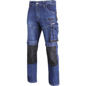 slomart Lahti Pro delovne jeans hlače stretch, modre, velikost S, CE