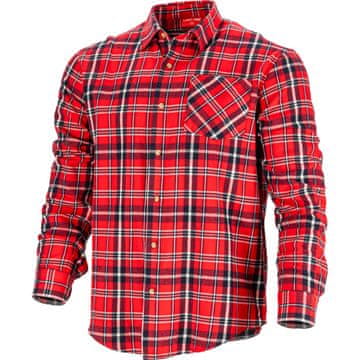 shumee Flanelasta srajca, rdeča in mornarsko modra, 170G/M2, "2XL", CE, lahti