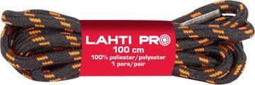 slomart Lahti Pro okrogla črna/poudarjena šniranja 120 cm (10 parov)