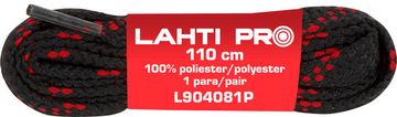 slomart Lahti Pro ravna črna/rdeča šniranja 110 cm (10 parov)