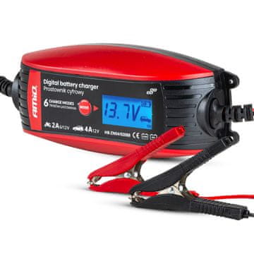 slomart AMiO Digitalni polnilnik akumulatorja DVLDBC, 6V/12V, 2A/4A