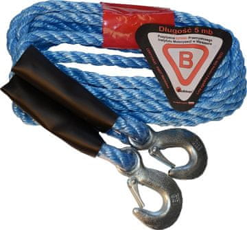 slomart GODMAR vlečna vrv Titanium, 5m, 1450-2500 kg