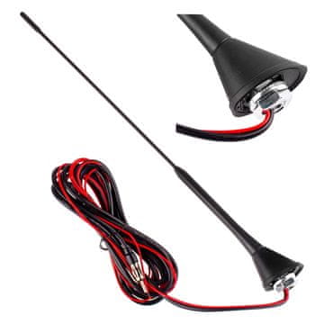 slomart Avtomobilska antena AMiO 40 cm z ojačevalcem