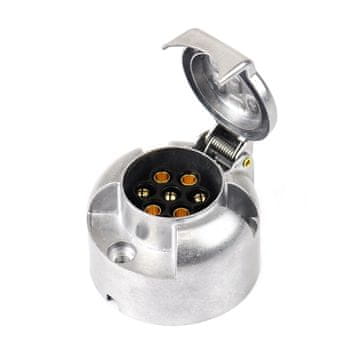 slomart Aluminijasto 7-pinsko vtičnico za prikolico AMiO (12/24V)