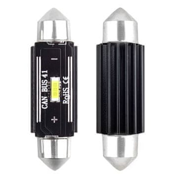 slomart LED žarnici AMiO CANBUS C5W 41mm, bela, 12-24V