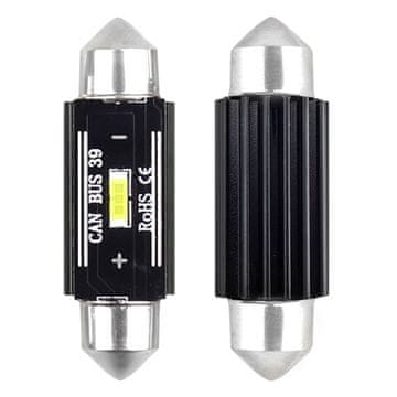 slomart LED žarnici AMiO CANBUS C5W 39mm, bela, 12-24V