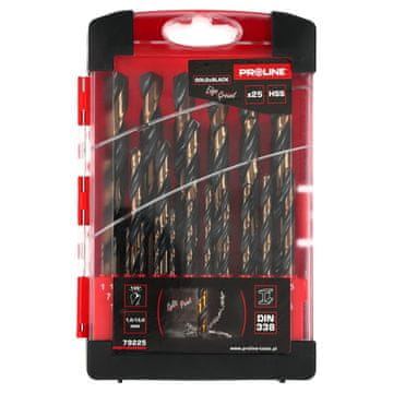 slomart Proline Svedri za kovino HSS DIN338, 25 kosov (1-13mm)