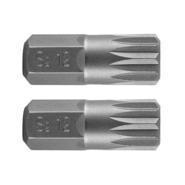 slomart Nasadni ključ Spline M12 x 30 mm, S2, 2 kosa