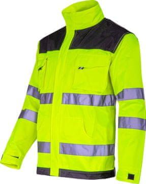 slomart Delovna bluza Lahti Pro, črno-rumena, velikost 3XL