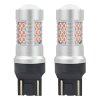 LED žarnici AMiO T20 WR21/5W Canbus 24SMD rdeči (par)