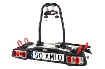 slomart AMiO TBC-01/2 prtljažnik za kolo na vlečni kljuki, 2 kolesi