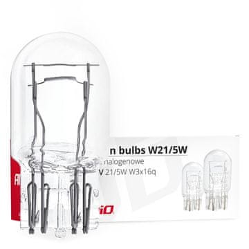 slomart AMiO Halogenske žarnice T20 W21/5W (12V, 21/5W, W3x16d) - 10 kos.