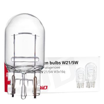 slomart AMiO Halogenske žarnice T20 W21W (12V, 21W, W3x16d) - 10 kos.