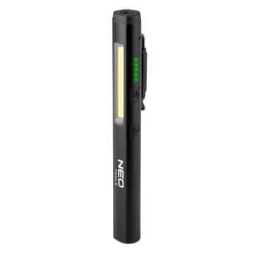 slomart Pregledna LED svetilka NEO TOOLS 450 lm, UV, laser + USB-C