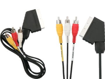slomart Blow Euro AV kabel 3x RCA (M) na Euro (M), 1,5 m