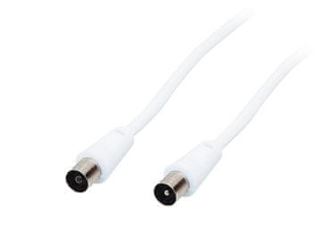 slomart Blow 4331# Antenski kabel TV-Video, 4.5m, bela, dvojno oklopljen