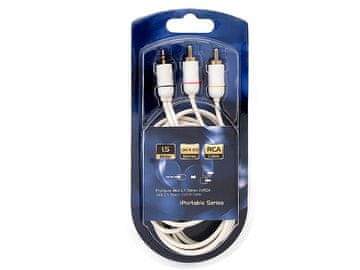 slomart 2,5mm Jack (stereo) na 2x RCA kabel, 1,5m