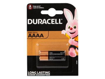 slomart Bateriji Duracell LR61 AAAA, 1,5V, 2 kosa