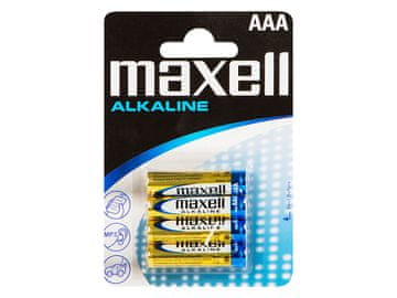 slomart Baterija alkalna AAA 1.5V LR03 Maxell (4 kos)