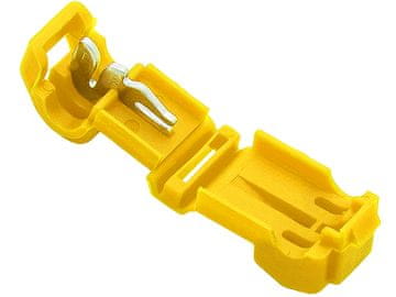 slomart Blow Hitra spojka za kable, 1,0-2,5 mm², rumena, 100 kosov