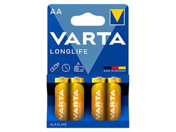 slomart Alkalne baterije Varta Longlife AAA LR3, 8 kos