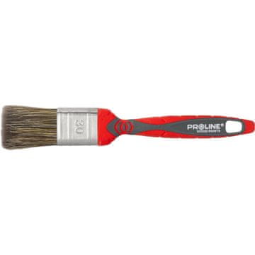 slomart Proline Płaski čopič premium 30 mm, ročaj 2K-TPR, nerjavno jeklo, za les